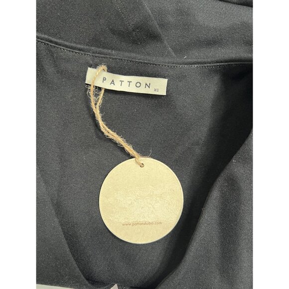 PATTON Cross Wrap Bodysuit in Black - Picture 5 of 5